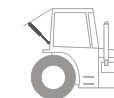 The use of gas springs for tractors